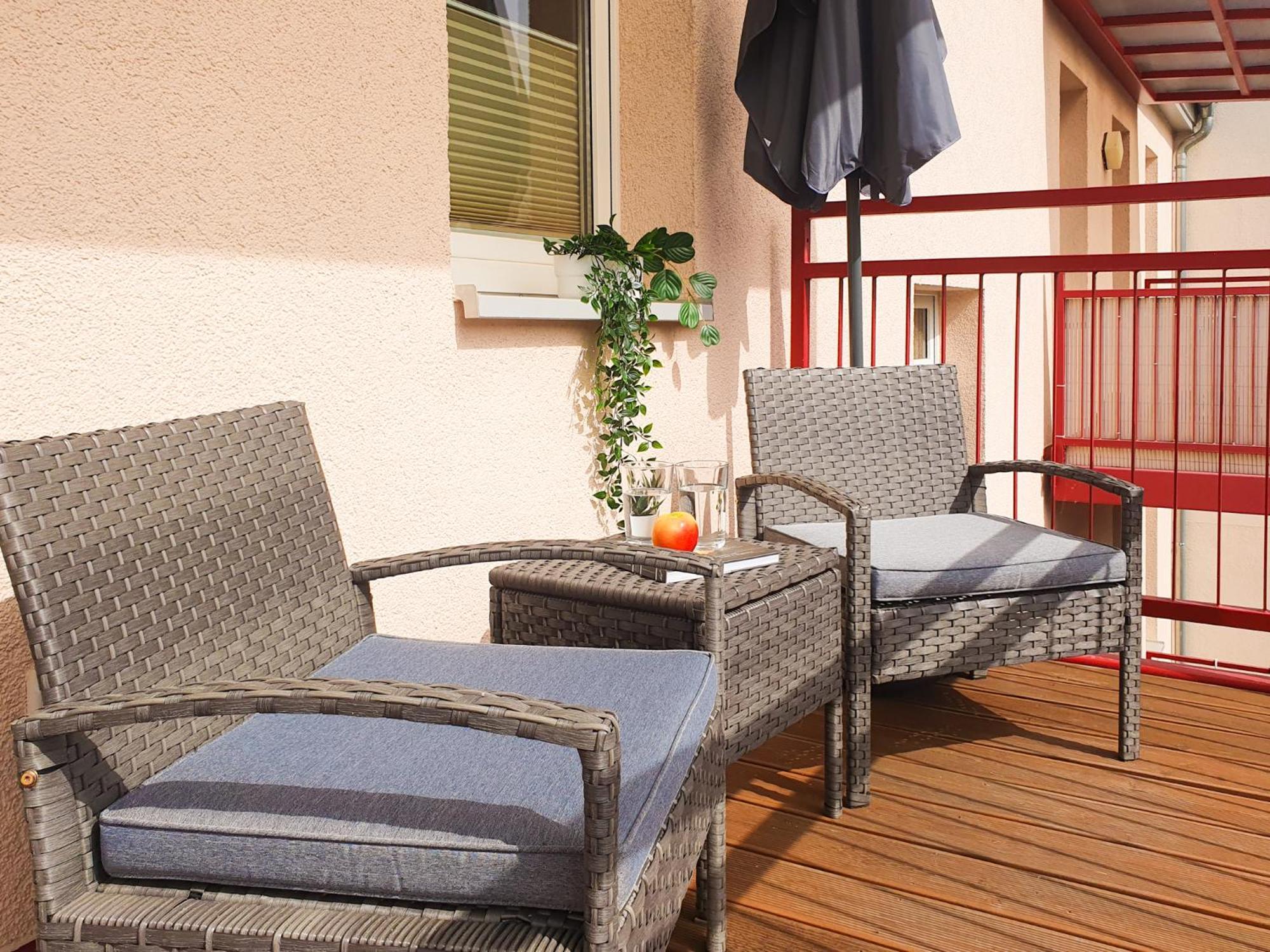 2 Zimmer, Bett Und Schlafsofa, Balkon, Waschmaschine L Leipzig Ngoại thất bức ảnh